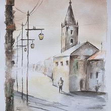 Il mio progetto del corso: Pittura suggestiva ad acquerello: crea illustrazioni avvincenti. Fine Arts, Painting, and Watercolor Painting project by Davide - 01.02.2024