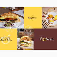 Eggbreak - a luxury new style Restaurant. Un projet de Br et ing et identité de mhmed8520 - 02.01.2024