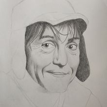 Mi proyecto del curso: Retrato realista con lápiz de grafito. Traditional illustration, Fine Arts, Sketching, Pencil Drawing, Drawing, Portrait Drawing, Realistic Drawing, Artistic Drawing, and Figure Drawing project by Juan Carlos Lopez Salas - 01.03.2024