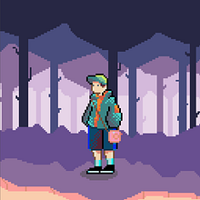 Meu projeto do curso: Introdução ao desenho de personagens em pixel art. Character Design, Video Games, Pixel Art, and Game Design project by Caroline Gonçalves Rego - 12.31.2023