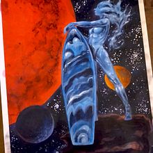 My project for course: Character Illustration with Acrylic. Traditional illustration, Character Design, Painting, Comic, Acr, and lic Painting project by Anthony Thompson - 01.02.2024