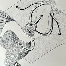 Mi proyecto del curso: Ilustración realista de pájaros con elementos creativos . Desen în creion, Desen, Ilustrație cu cerneală & Ilustrație naturalistă de Elsa Nidia Mauricio Balbuena - 12.28.2023