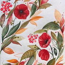 Mon projet du cours : Aquarelle florale créative : renouez avec la nature. Un projet de Illustration traditionnelle, Peinture, Aquarelle et Illustration botanique de mina_inverse - 03.01.2024