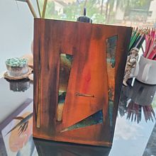 Meu projeto do curso: Encadernação artesanal sem costuras Ein Projekt aus dem Bereich Handwerk, Bildende Künste, Buchbinderei und DIY von ana_oli360 - 03.01.2024
