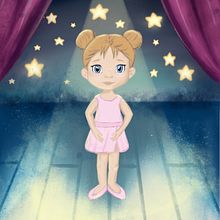 Ballett für Minis. Projekt z dziedziny Projektowanie postaci, Ilustracja c, frowa i Ilustracje dla dzieci użytkownika Bettina Santner - 03.01.2023