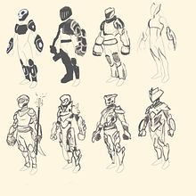 Sci Fi Fighter. Un projet de Conception de personnages de Scott Newman - 03.01.2024