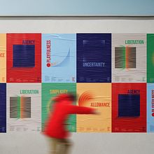 Ideas for 2024 - posters for self reflection and motivation. Un proyecto de Br, ing e Identidad y Diseño gráfico de Fabian Fleckenstein - 03.01.2024