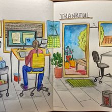 My project for course: Exploratory Sketchbook: Find Your Drawing Style . Ilustrație tradițională, Schițe, Creativitate, Desen, Pictură în acuarelă, Caiet de schițe și Pictură cu guașă de mariacaoile - 01.03.2024