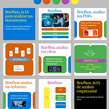 BriefBox, una IA para organizar tu información empresarial. Un progetto di Design, Br, ing, Br, identit, Graphic design, Tipografia, Design di loghi, Design tipografico e Intelligenza Artificiale di Juan Roberto Hernández Herrera - 19.12.2023
