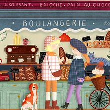 Mon projet du cours : Illustration vintage pour des livres jeunesse attrayants. Editorial Design, Paper Craft, Bookbinding, Children's Illustration, Narrative, and Children's Literature project by Aurelie - 01.03.2024