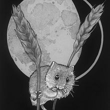 Lunar Animals. Traditional illustration & Ink Illustration project by Laura Jeacock - 01.04.2024