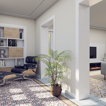 Apartamentos inmobiliaria Monapart. Un projet de 3D, Architecture d'intérieur, Design d'intérieur, Modélisation 3D, Décoration, Conception 3D, Décoration d'intérieur , et ArchVIZ de Alexandra Proaño Gonzales - 04.01.2024