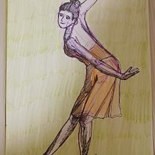 My project for course: Drawing the Human Figure & Expressive Poses. Fine Arts, Sketching, Drawing, Sketchbook, and Figure Drawing project by Daryna Yesyp - 01.03.2024