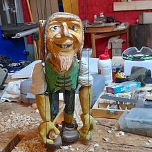 Mein Abschlussprojekt für den Kurs: Holzmarionetten selber bauen. Un proyecto de Artesanía y Carpintería de hellcat139 - 04.01.2024