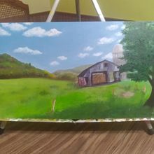 My project for course: Oil Landscape Painting: Explore the Power of Light. Un progetto di Illustrazione tradizionale, Belle arti, Disegno a matita, Pittura ad olio e Illustrazione naturalistica di treepee - 01.01.2024