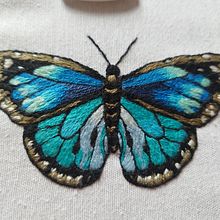 Mi proyecto del curso: Técnicas de bordado realista. Traditional illustration, Embroider, and Textile Design project by Sara - 01.05.2024