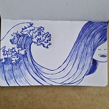 My project for course: Surrealist Illustration with Ballpoint Pen. Un proyecto de Ilustración tradicional, Dibujo, Dibujo artístico e Ilustración con tinta de Elena Carbonell Sánchez-Gijón - 05.01.2024