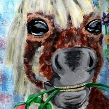 Acryl Gemälde Pferd, Horse. Un progetto di Pittura acrilica di saskia jäkel - 05.01.2024