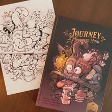 Journey of a Troubled Mind - Graphic Novel. Digital Illustration, and Traditional illustration project by Uros Savic - 12.31.2022