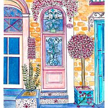 Mi proyecto del curso: Dibujo arquitectónico con acuarela y tinta. Un proyecto de Bocetado, Dibujo, Pintura a la acuarela, Ilustración arquitectónica, Sketchbook e Ilustración con tinta de anapatricia ilustra - 05.01.2024