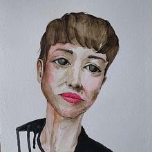 Mi proyecto del curso: Cuaderno de retratos en acuarela. Watercolor Painting, Painting, Portrait Drawing, and Sketchbook project by lu_serna - 01.06.2024
