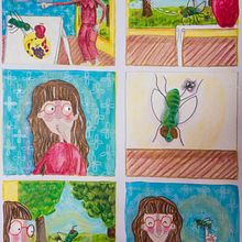Mi proyecto del curso: Introducción a la psicología del color: la narrativa cromática. Un progetto di Illustrazione tradizionale, Belle arti, Pittura, Pittura ad acquerello, Illustrazione infantile, Narrativa e Teoria del colore di candreayg - 06.01.2024