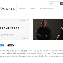 Reseña de Fragmentado para cinematografo.mx, 2018. Writing project by Adriana Orrico Ulloa - 01.06.2024