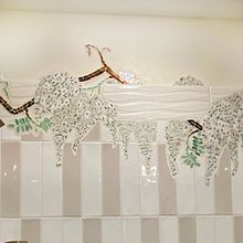 Climbing Wisteria for the Master Bathroom. Design & Interior Design project by RuthAnn Royer - 01.07.2024