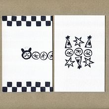 Postal softcut. Traditional illustration, and Engraving project by Maria Agüero - 12.10.2023