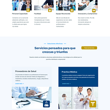 Diseño Web - Medical License Factory. Web Design, and Graphic Design project by Julio César Marín Betancourt - 01.05.2024
