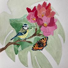My project for course: Botanical Watercolor Painting of the Natural World. Un progetto di Belle arti, Pittura, Pittura ad acquerello, Illustrazione botanica e Illustrazione naturalistica di Marion Berkhout - 08.01.2024