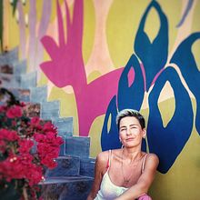 Mural „Finca“, private country house, Tenerife, Spain. Interior Decoration, and Street Art project by Masha Semikina - 01.08.2024