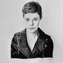 Mein Abschlussprojekt für den Kurs: Realistisches Porträt mit Kugelschreiber . Een project van Traditionele illustratie,  Tekening,  Portrettekening, Realistische tekening y  Artistieke tekening van henrikeboedler - 08.01.2024