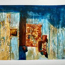 Mein Abschlussprojekt für den Kurs: Aquarell Textur-Meisterkurs. Un progetto di Belle arti, Pittura e Pittura ad acquerello di daniela_roeckl - 07.01.2024