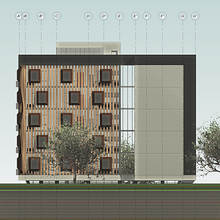 Mi proyecto del curso: Modelado de edificios paramétricos con Revit 2024 . % alvaro_tuchan tarafından hazırlanan 3D, Mimarlık, İç Mimarlık, 3D Modelleme, Dijital Mimarlık, ArchVIZ, Ve Tasarım projesi - 01.07.2024