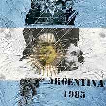 Propuesta Póster "Argentina 1985". Un progetto di Design, Comunicazione e Cinema di Diego Ramirez - 09.01.2024