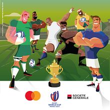 SOCIÉTÉ GÉNÉRALE/MASTERCARD  Gamificación. Un progetto di Illustrazione vettoriale, Illustrazione digitale, Progettazione di giochi e Videogiochi di Juanma García Escobar - 31.08.2023