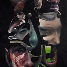 La maestria del vicario, olio su tela, 200x100. Oil Painting project by Valerio Balzano - 01.09.2024
