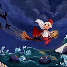 My project for course: Children’s Illustration with Procreate: Paint Magical Scenes. Digital Illustration, Children's Illustration, Digital Painting, and Picturebook project by macakovochka - 01.09.2024