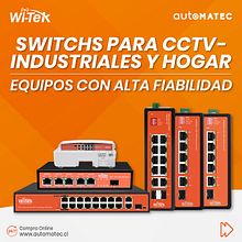 Gráfica Switch CCTV Wi-Tek - Mailing - Instagram. Un proyecto de Diseño, Publicidad, Diseño gráfico, Marketing, Fotografía de producto y Marketing Digital de Valentin Retamal - 09.01.2024