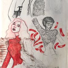 Meu projeto do curso: Técnicas de desenho em sketchbook para iniciantes. Character Design, Sketching, Pencil Drawing, Drawing, and Sketchbook project by Julio César - 01.09.2024