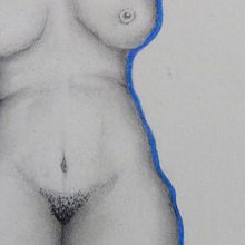 Estudio del cuerpo humano. Desenho a lápis, Ilustração tradicional, e Desenho anatômico projeto de Marianne Acosta Castillo - 10.01.2024