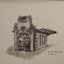 Mi proyecto del curso: Dibujo arquitectónico expresivo con marcadores de colores. Sketching, Drawing, Architectural Illustration, Sketchbook & Ink Illustration project by saratlaloc - 01.10.2024