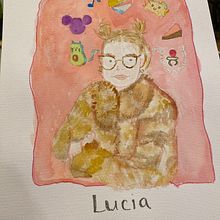 My project for course: Playful Illustration with Watercolor & Colored Pencils. Traditional illustration, Painting, Watercolor Painting, Portrait Drawing, and Colored Pencil Drawing project by paula_deroy - 01.09.2024