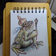 Meu projeto do curso: Ilustração surrealista inspirada na natureza. Un projet de Illustration traditionnelle, Dessin au crayon, Dessin, Dessin artistique, Illustration naturaliste , et Dessin aux crayons de couleur de Yago Jose - 06.01.2024