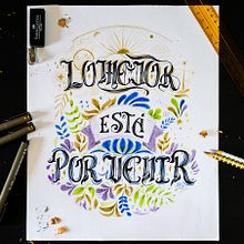 Mi proyecto del curso: Lettering manual de citas inspiradoras para principiantes. T, pograph, Calligraph, Lettering, T, pograph, Design, H, and Lettering project by Daniel Montoya - 01.12.2024