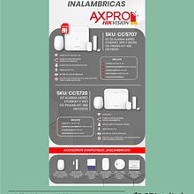 Gráficas Web Alarmas inalambricas AXPRO. Un proyecto de Diseño, Publicidad, Diseño gráfico, Marketing, Marketing Digital y Fotografía de producto de Valentin Retamal - 12.01.2024