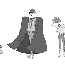 Mi proyecto del curso: Introducción al diseño de personajes para animación y videojuegos. Traditional illustration, Animation, Character Design, Video Games, and Game Design project by catalaje04 - 01.13.2024
