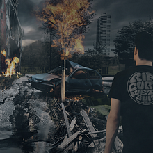Caos en la ciudad. Un progetto di Cinema, video e TV, 3D, Postproduzione fotografica, VFX e Postproduzione audiovisiva di Robert Morales - 13.01.2024