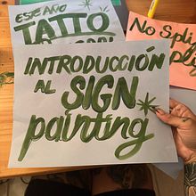 Mi proyecto del curso: Introducción al sign painting Ein Projekt aus dem Bereich Lettering von wasabi tacos - 13.01.2024